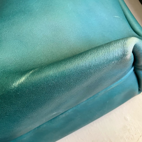 🌊CARIBBEAN Portland Leather Goods Medium Classic tote MODIFIED to crossbody - Picture 12 of 16